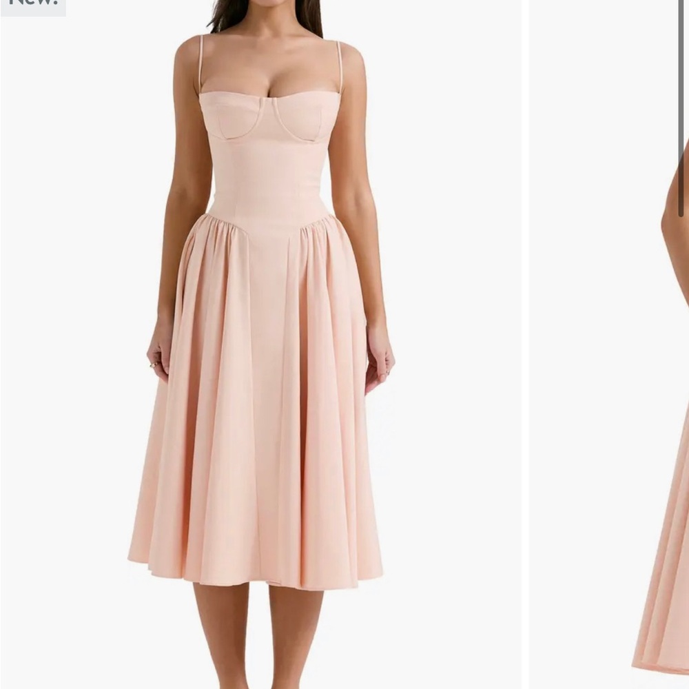 House of CB Samaria Corset Fit & Flare Dress
